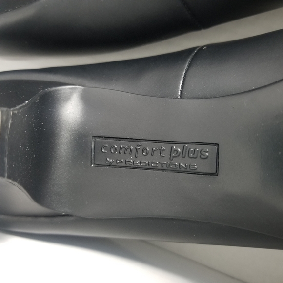 COMFORT PLUS BLACK HEELS SIZE 7.5 - Picture 2 of 12